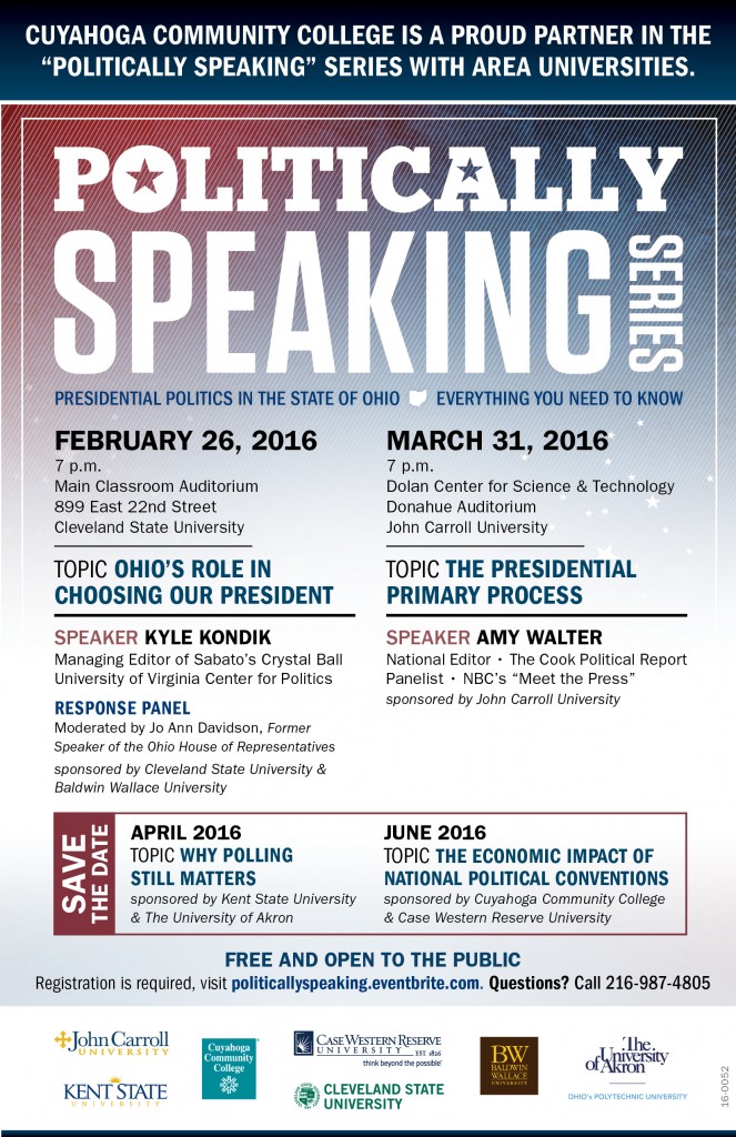 Politically Speaking Series: Presidential Politics in the State of Ohio, Everything You Need to Know