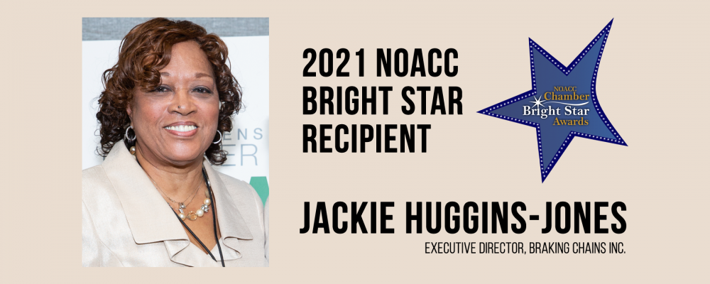 Jackie Huggins-Jones receives NOACC 2021 Bright Star Award